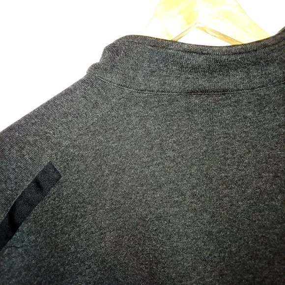 Nike Golf Men's Charcoal/Black Dri-Fit Half Zip L - Picture 7 of 7